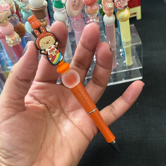 Orange Labubu Pen - Picture 2 of 8